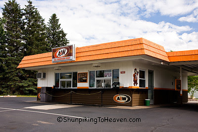 Old Fashioned A&W Restaurant, Iron River, Wisconsin 