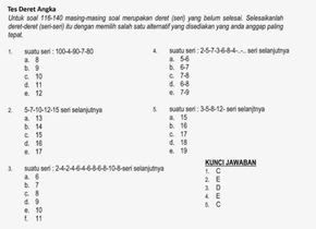 Soal Tes Psikologi Sim Guru Paud