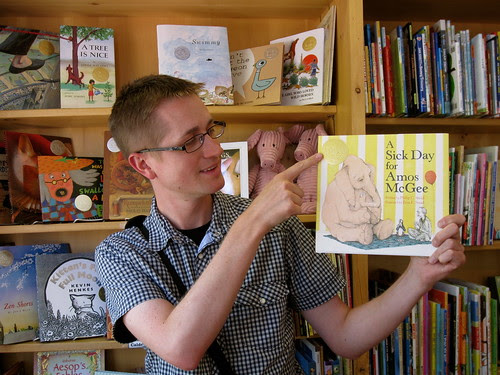 Mr. Schu Shows Off This Year's Caldecott Winner