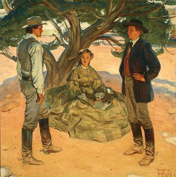 Two Guys Fighting Over A Girl