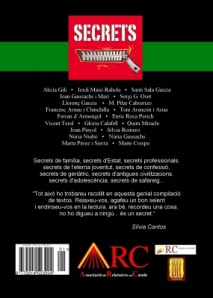 Secrets - Contraportada (Diversos autors)