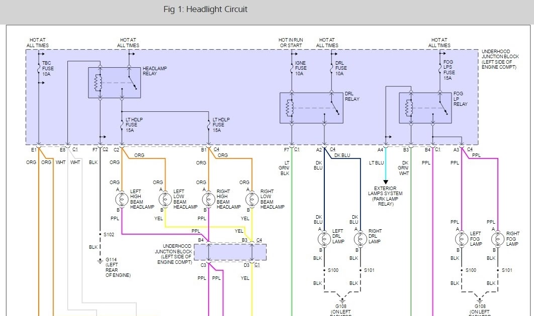 2001 Chevy Silverado Headlight Wiring Diagram