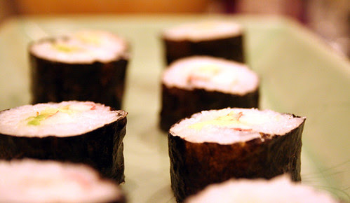 we're making california rolls!