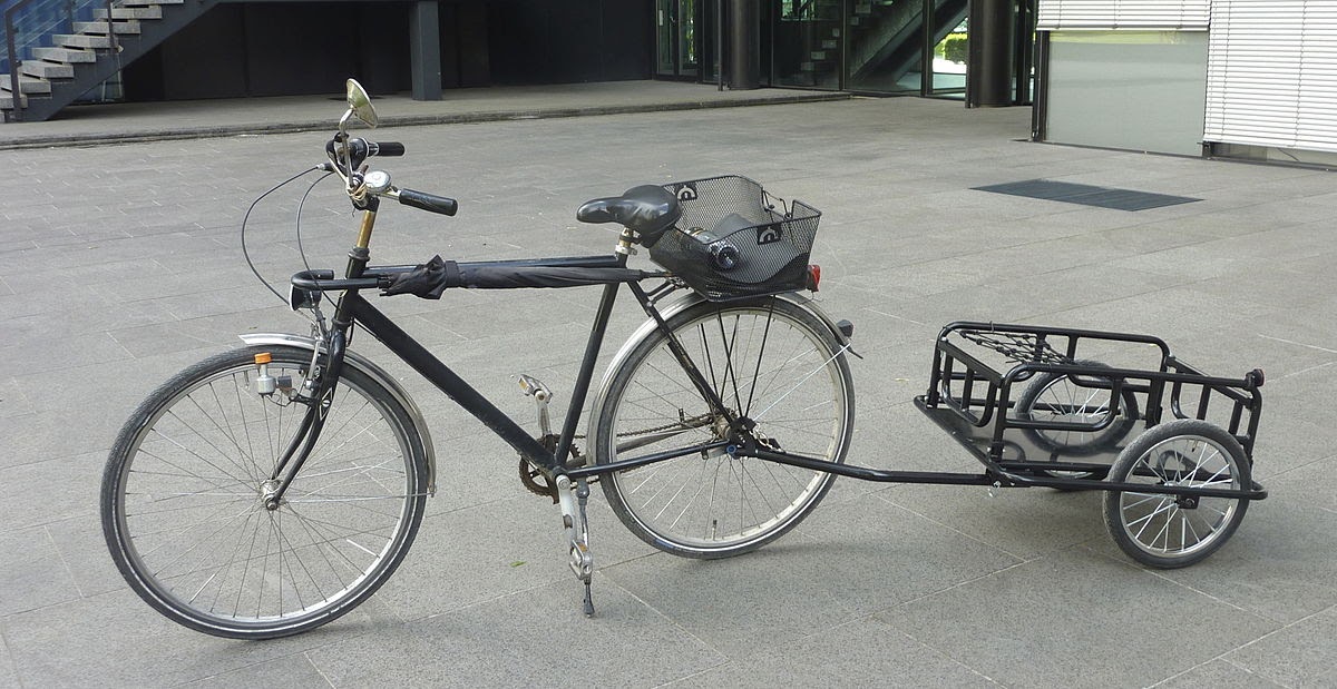 Fahrradanhänger Hinter E Bike fahrradan