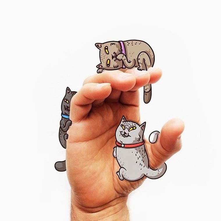 Sign Language Alphabet With Cute Illustrations Perfect For Kids