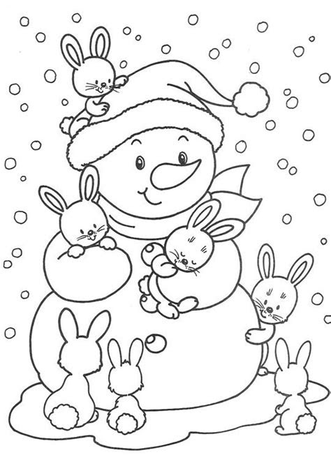 Printable Winter Animals Coloring Pages | Coloring Pages - Free Printable
