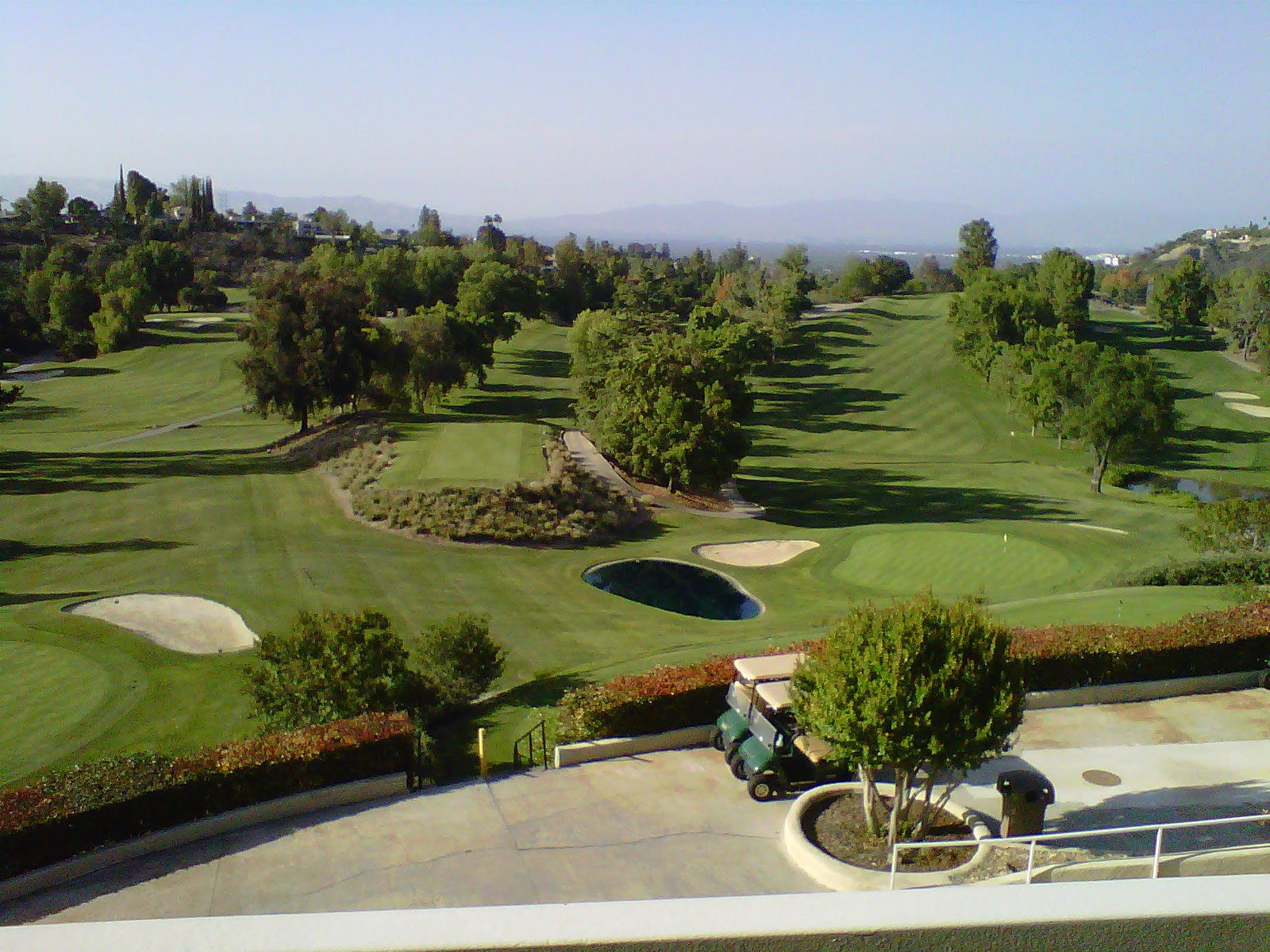 Golf indoor driving range Tarzana country club