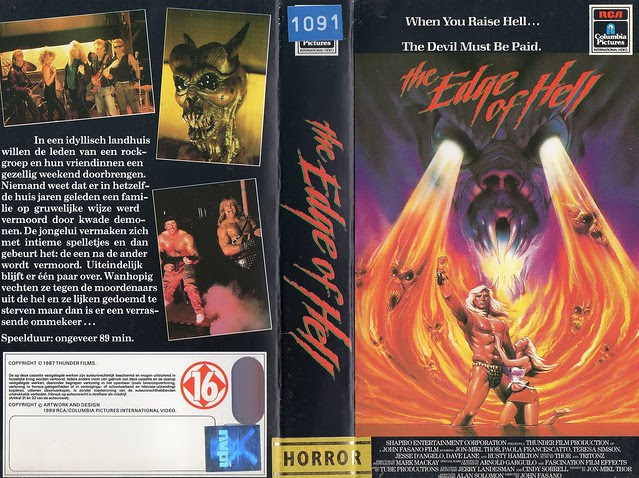 The Edge Of Hell (VHS Box Art)