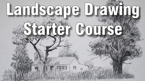 Easy Landscape To Draw - How To Draw A Landscape Step By Step Landscape