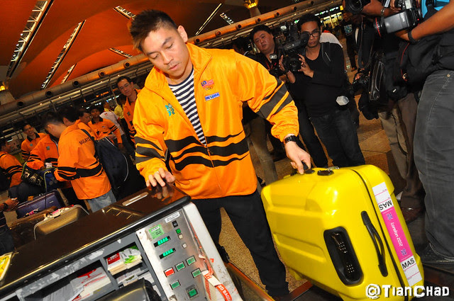 Dato' Lee Chong Wei LCW London 2012 Olympic Games Airport Send off by SGB