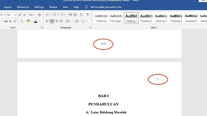 Cara Membuat Halaman Di Word Berbeda Dengan Cover - Blog Sekolah