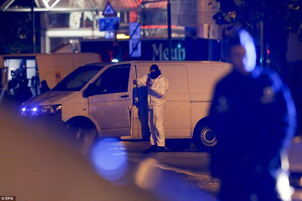 Belgian police arrested three suspects as they tried to cross the border from France on Friday night
