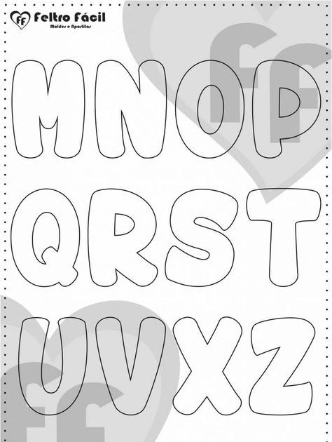 Moldes De Letras Lettering - 1000+ images about Molde-Letras on