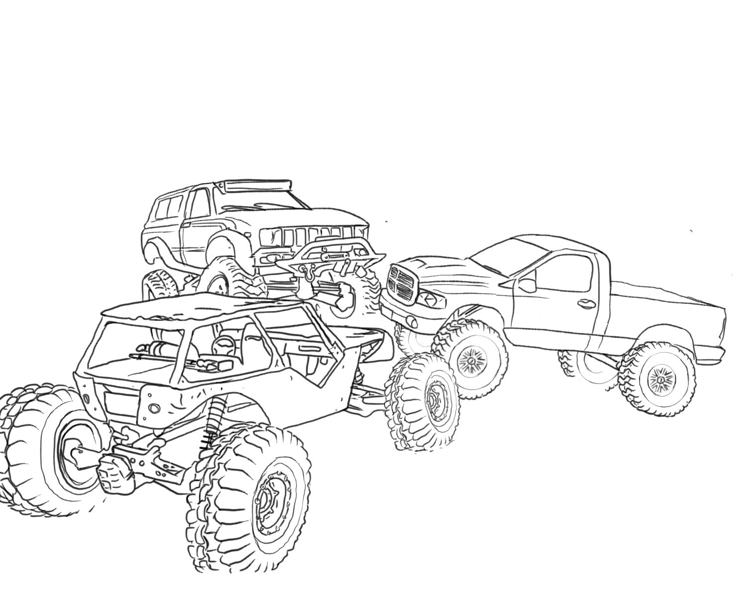 Rc Car Coloring Page - 71+ File SVG PNG DXF EPS Free
