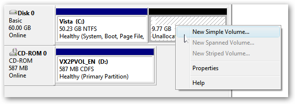 Dualboot Vista with XP – Install XP over Vista
