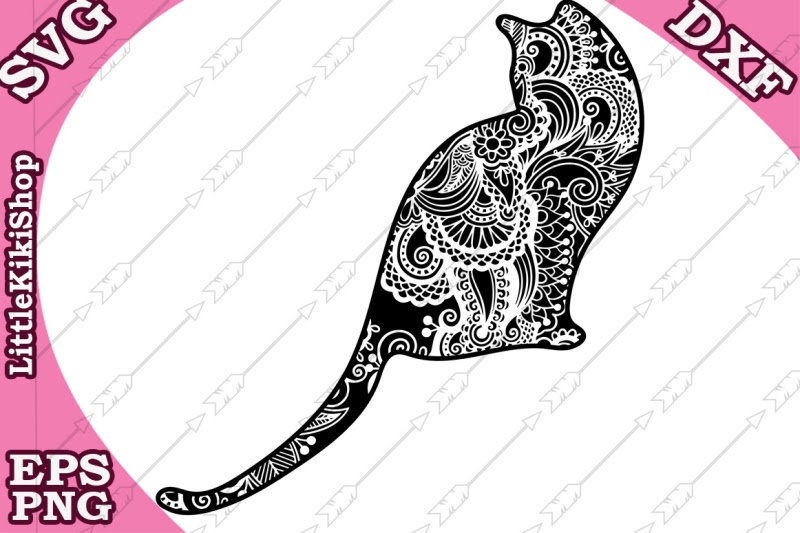 Download Multi Layered Mandala Cat Svg Free For Cricut - Free ...