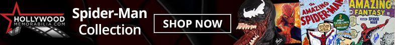 Shop for Authentic Autographed Spider-Man Collectibles at HollywoodMemorabilia.com