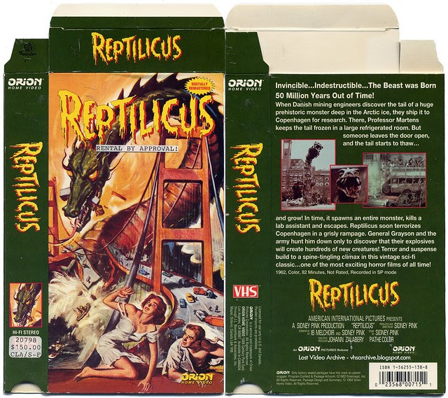 Reptilicus (VHS Box Art)