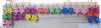 wire wrap earrings wire wrap colorful wooden beads earrings