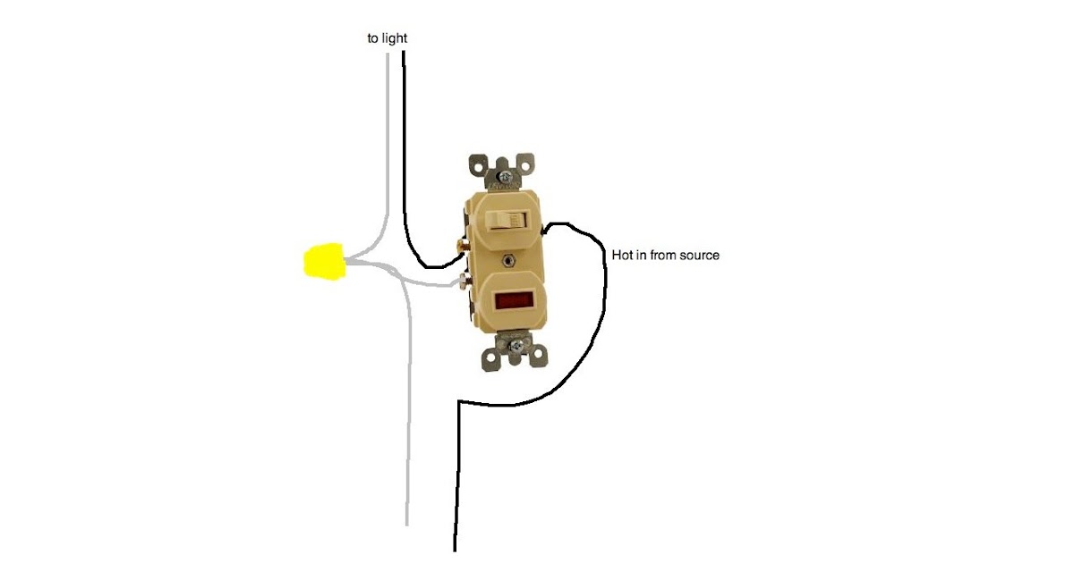 Switch With Pilot Light Wiring Diagram - Wire Two 3way Switches Both