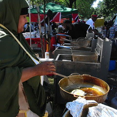 Frying Doubles Bread