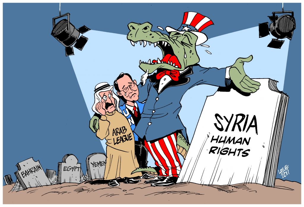 Crocodile tears for Syria1 1024x698 David Icke’i sarkastiline kirjeldus maailmas toimuvast