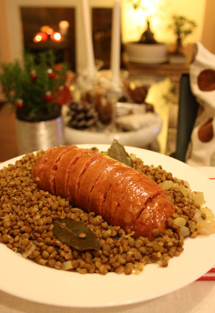 Itališkas "Cotechino" (tradicinis Naujųjų Metų patiekalas)