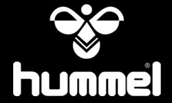 ここへ到着する Hummel Logo White - あんせなこめ壁