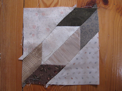 Hand Pieced Star block