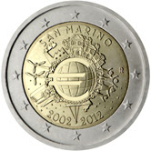 Face comemorativa da moeda de €2 Face comemorativa da moeda de €2