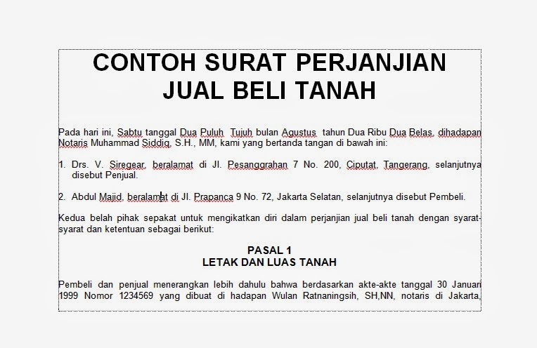 Cara Mudah Menulis Surat Perjanjian Over Kredit Sepeda Motor