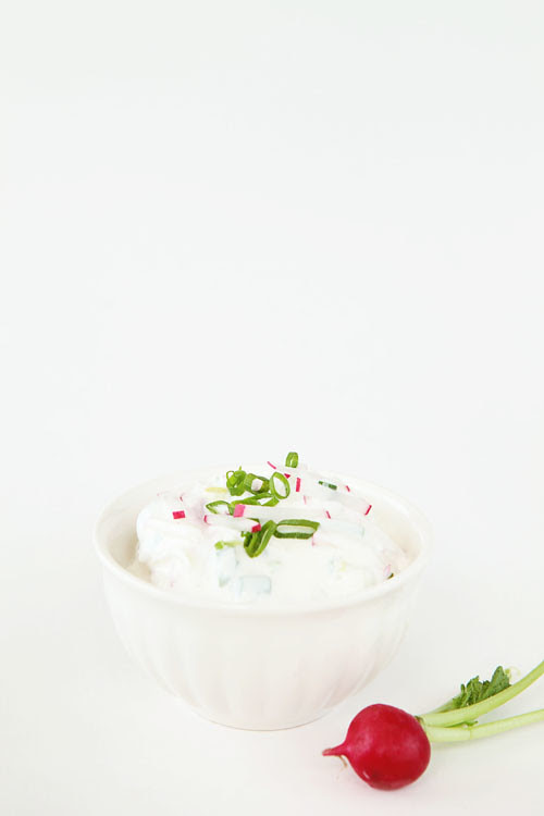 Radishes salad