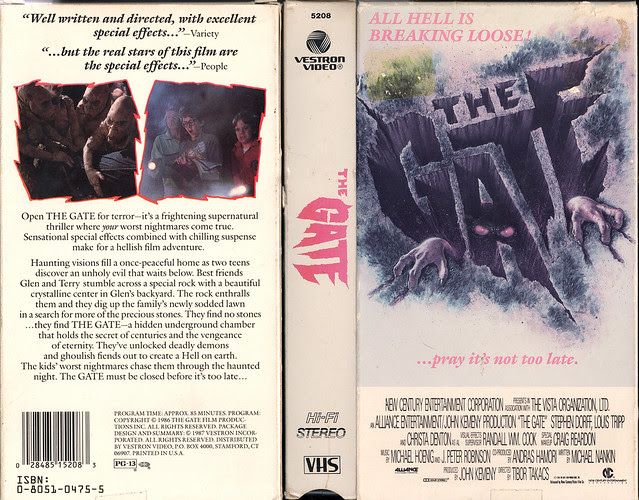 THE GATE (VHS Box Art)