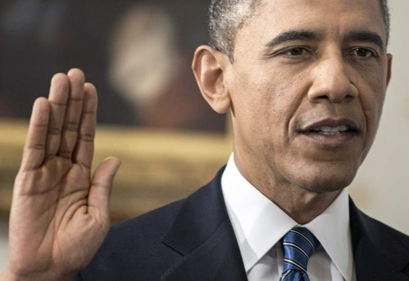 Obama jura su cargo