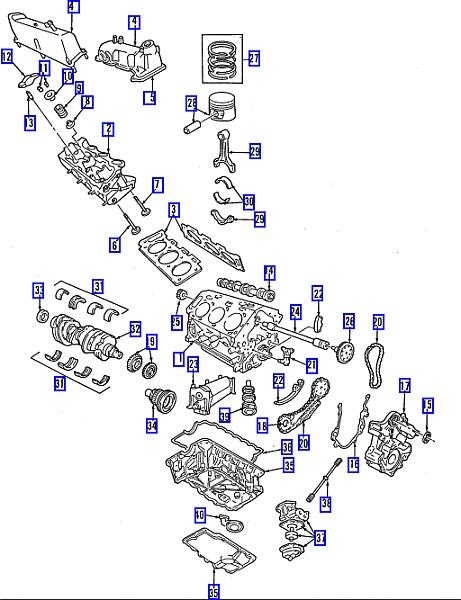 32 Ford 4 0 Sohc Engine Diagram