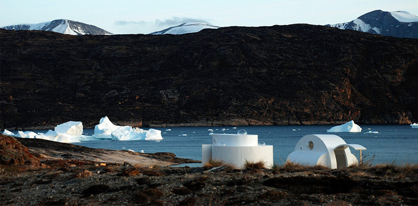 rob sweere moves sledge habitats over the arctic circle