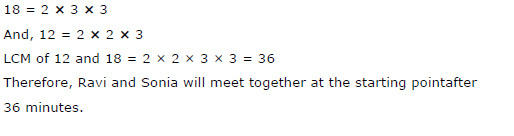 NCERT Solutions for Class 10th Maths Chapter 1 - Real Numbers