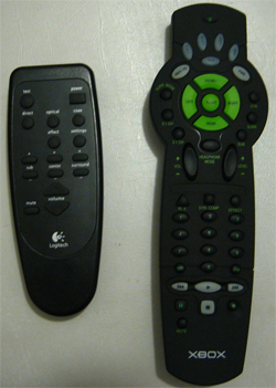 SphereX and Logitech Z-5500 remotes
