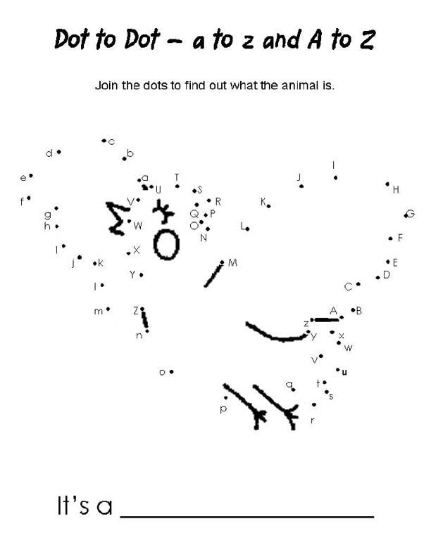 Printable Alphabet Dot To Dot Worksheets C Ile Web E Hukmedin
