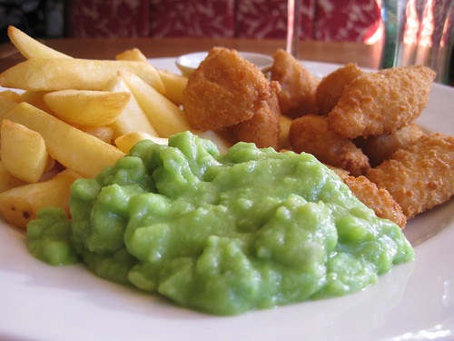 And a portion of mushy peas IMG_2032