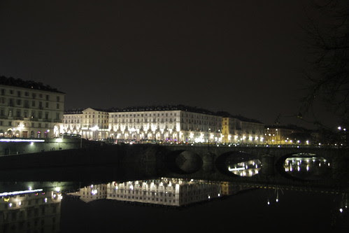 Reflected lights in Torino