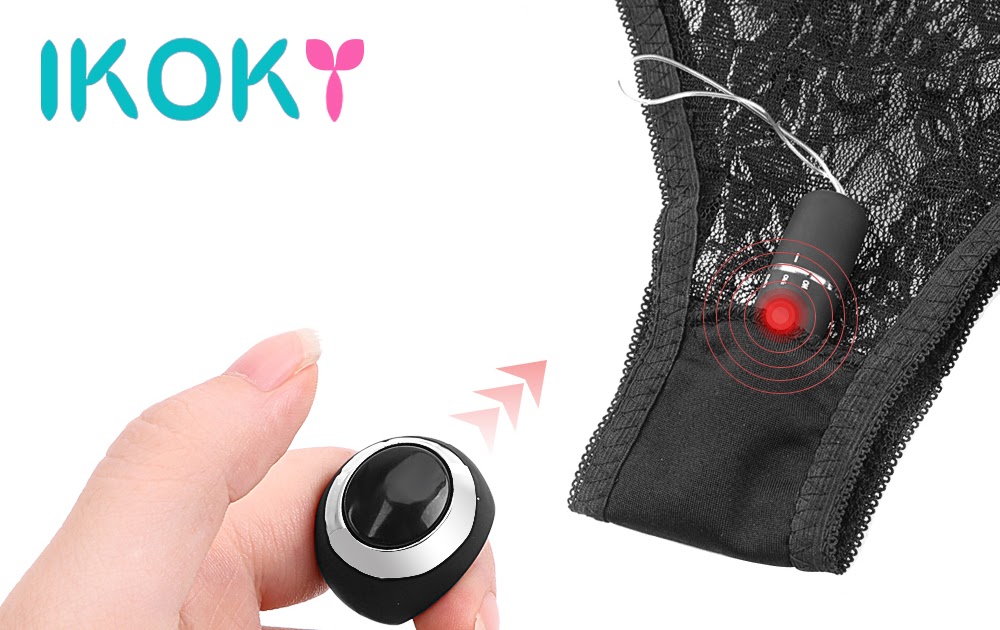 Ikoky Finger Ring Vibrator Wireless Remote Control