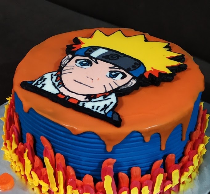 Gambar Kue Ultah Karakter Naruto Roona Gambar