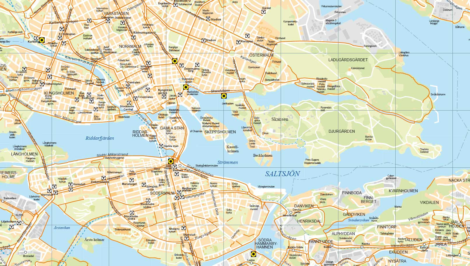 Jämför försäkringar: Karta stockholm stad