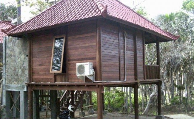  5 Desain Rumah Panggung Kayu Minimalis Modern Download 