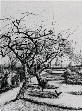 Jardín del Parsonage, Vincent van Gogh