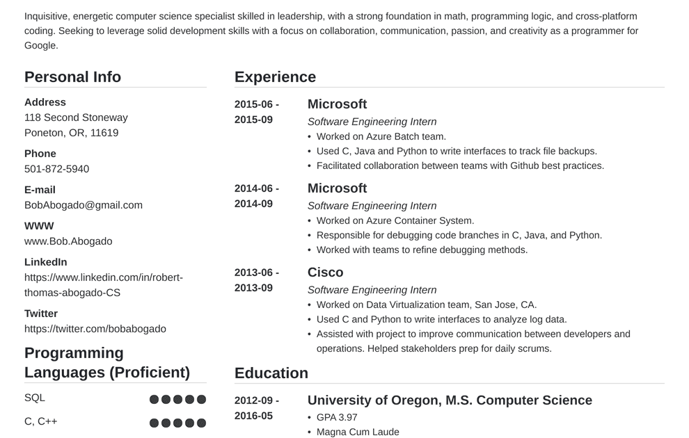 fresh-computer-science-cv-mentioned-is-the-way-you-can-write-computer-science-cv-template