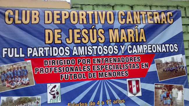 Opiniones de CLUB DEPORTIVO CANTERAC DE JESÚS MARÍA en Lima - Campo de fútbol