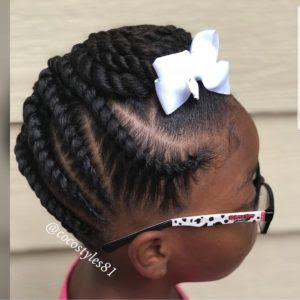 40 Most Popular Natural Hair Flat Twist Styles For Kids