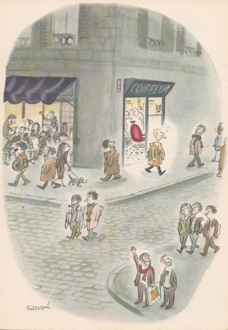 "Comment on s'enrhume à Paris", 1961, Jean-Jacques Sempé